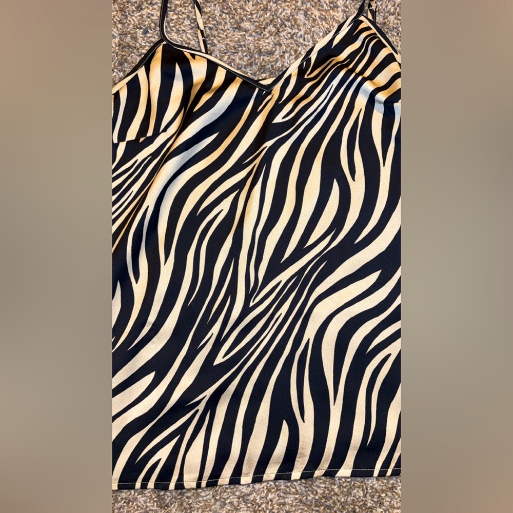 J. Crew Zebra Print Cami